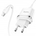 Адаптер Сетевой Hoco N1 + кабель Micro USB белый#1867489