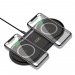 Беспроводное зарядное устройство XO WX025, 2в1(Phone+Phone/AirPods) цвет черный#1868407