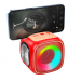 Портативная колонка Borofone BR29 (Bluetooth/FM/USB/TF/AUX/5Bт) светящаяся красная#1870520