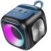 Портативная колонка Borofone BR29 (Bluetooth/FM/USB/TF/AUX/5Bт) светящаяся черная#1870540