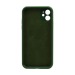 Чехол Silicone Case NEW без лого для Apple iPhone 11/6.1 (защита камеры) (061) зеленый#1997690