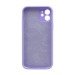 Чехол Silicone Case NEW без лого для Apple iPhone 12/6.1 (защита камеры) (047) сиреневы#1975347