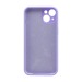 Чехол-накладка Silicone Case NEW без лого для Apple iPhone 14/6.1 (защита камеры) (047) сиреневый#1975553