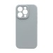 Чехол-накладка Silicone Case NEW без лого для Apple iPhone 14pro/6.1 (защита камеры) (026) светло-серый#1975352