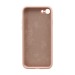 Чехол Silicone Case NEW без лого для Apple iPhone 7/8/SE 2020 (защита камеры) (019) розовый#1975681