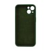 Чехол-накладка Silicone Case NEW с лого для Apple iPhone 13/6.1 (защита камеры) (061) зеленый#1939682