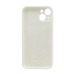 Чехол-накладка Silicone Case NEW с лого для Apple iPhone 14/6.1 (защита камеры) (009) белый#1986820
