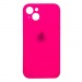 Чехол Silicone Case NEW с лого для Apple iPhone 14/6.1 (защита камеры) (062) розовый#1896529
