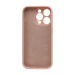 Чехол Silicone Case NEW с лого для Apple iPhone 14pro/6.1 (защита камеры) (019) розовый#1939601