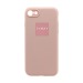 Чехол Silicone Case NEW с лого для Apple iPhone 7/8/SE 2020 (защита камеры) (019) розовый#1939614