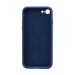 Чехол-накладка Silicone Case NEW с лого для Apple iPhone 7/8/SE 2020 (защита камеры) (020) синий#1939617