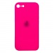 Чехол Silicone Case NEW с лого для Apple iPhone 7/8/SE 2020 (защита камеры) (062) розовый#1896536