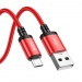 Кабель USB  - MicroUSB HOCO X89 1m RED [05.05], шт#1875722