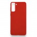 Чехол Samsung S21 Plus (2021) Силикон Матовый Красный#1872203