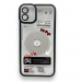 Чехол iPhone 11 (Full Camera/CD Record Черный) Силикон Прозрачный 1.5mm#1872166