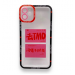 Чехол iPhone 11 (Full Camera/Иероглифы Розовый) Силикон Прозрачный 1.5mm#1872156