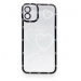 Чехол iPhone 11 (Full Camera/Сердце Рамка) Силикон Прозрачный 1.5mm#1872141