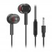 Внутриканальная стерео гарнитура Smartbuy M200, металлич корпус, микрофон, пульт, черная#1875761