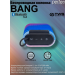 Колонка-Bluetooth Perfeo "BANG" FM, MP3 microSD/USB, AUX, TWS, HF мощность 5Вт, 1200mAh, волны#1874106