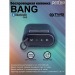 Колонка-Bluetooth Perfeo "BANG" FM, MP3 microSD/USB, AUX, TWS, HF мощность 5Вт, 1200mAh, черная#1873992