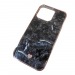Чехол силикон-пластик iPhone 14 цветной гранит черный#1877425