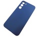 Чехол силиконовый Samsung S23 Plus Silicone Cover Nano 2mm темно-синий#1934699