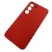 Чехол силиконовый Samsung S23 Silicone Cover Nano 2mm красный#1934714