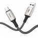 Кабель USB - micro USB Hoco X66 100см 2,4A (gray) (215756)#1875245