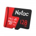 Карта памяти MicroSD 128GB Netac P500 Extreme Pro Class 10 UHS-I A1 V30 (100 Mb/s) без адаптера#1929587