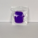 Чехол для Airpods 1/2 Silicone case, с карабином, фиолетовый#1881067