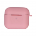 Чехол для Airpods 3 Silicone case, с карабином, розовый#2061442