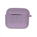 Чехол для Airpods 3 Silicone case, с карабином, светло-фиолетовый#2061440