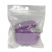 Чехол для Airpods 3 Silicone case, с карабином, светло-фиолетовый#2061441