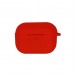 Чехол для Airpods Pro Silicone case, с карабином, красный#1881313
