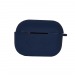 Чехол для Airpods Pro Silicone case, с карабином, темно-синий#1881276