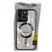 Чехол для iPhone 12 Pro Max Magsafe прозрачный с защитой камеры, зеленый#1880592