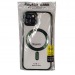 Чехол для iPhone 14 Magsafe прозрачный с защитой камеры, зеленый#1880588