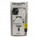 Чехол для iPhone 14 Magsafe прозрачный с защитой камеры, серебристый#1880573