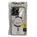 Чехол для iPhone 14 Pro Magsafe прозрачный с защитой камеры, серебристый#1880572