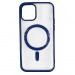 Чехол-накладка для iPhone 14 Pro Max Magsafe, Navy Blue/синий, в упаковке#1927314