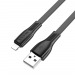 Кабель USB - Lightning Borofone BX85 "Auspicious" (2.4А, 100см) черный#1880077