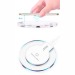 ЗУ Сетевое Беспроводное QI Wireless Fantasy Glass (повр. уп.) (white) (219345)#1883673