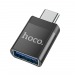 Адаптер Hoco UA17 (USB3.0-Type-C) черный#2127930