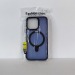 Чехол для iPhone 13 Pro Magsafe/подставка темно-прозрачный синий#1992543