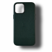 Чехол-накладка для iPhone 14 кожаный Magsafe, зеленый#1960637