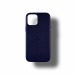 Чехол-накладка для iPhone 14 кожаный Magsafe, синий#1886343