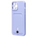 Чехол-накладка - SC304 с картхолдером для "Apple iPhone 13 Pro Max" (light violet) (218014)#2097296