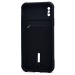 Чехол-накладка SC304 с картхолдером для Apple iPhone X/iPhone XS (black) (218015)#2099656