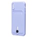 Чехол-накладка - SC304 с картхолдером для "Apple iPhone X/iPhone XS" (light violet) (218017)#2099655