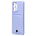 Чехол-накладка - SC304 с картхолдером для "Huawei Honor X7a" (light violet) (217942)#2097285